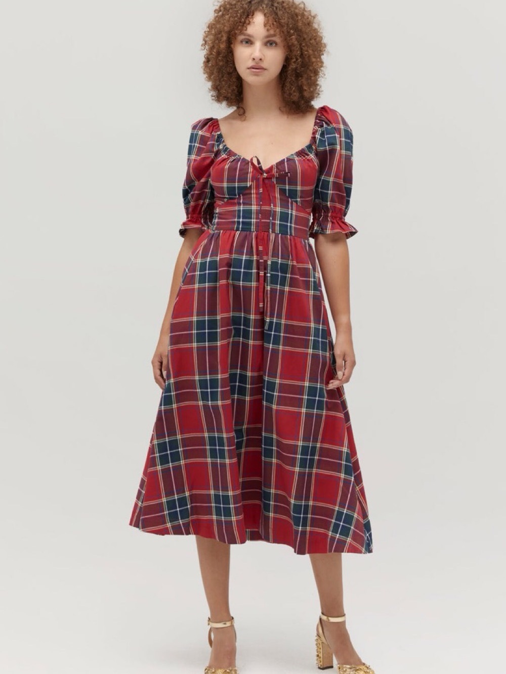 Hill House Home Ophelia Dress in Tartan Plaid